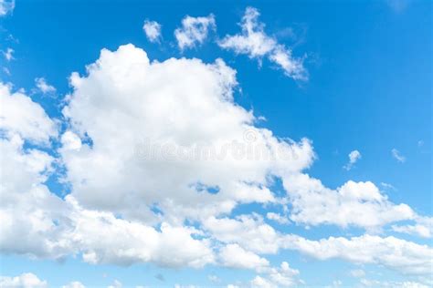 Blue Sky And White Clouds On A Sunny Day Stock Image Image Of Sunny