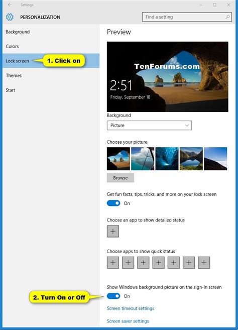 Change Sign In Screen Background Image In Windows 10 Tutorials