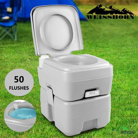 Weisshorn 20l Outdoor Portable Toilet Camping Potty Caravan Travel Camp