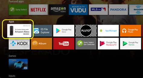 The app is available now on the play store, but that doesn't necessarily mean it's compatible with your tv. Connect your Android TV to the Amazon Alexa App | Sony AU