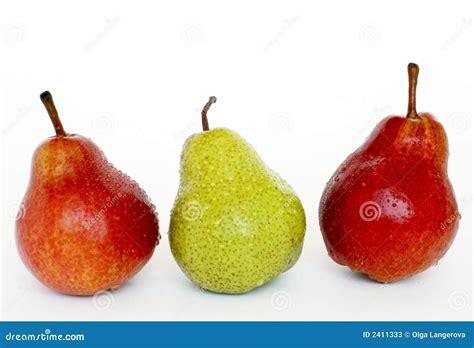 Red And Green Pear Stock Image Image Of Dessert Diet 2411333