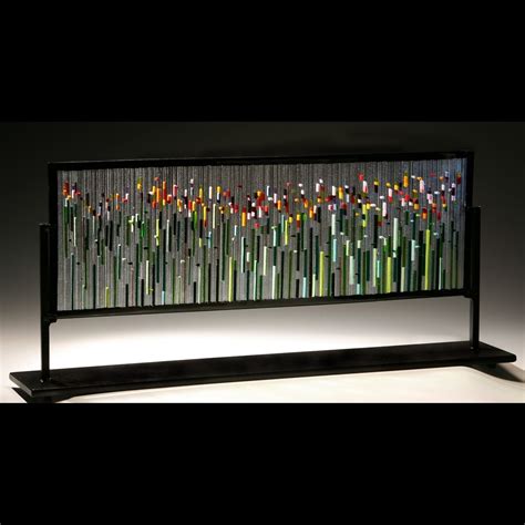 Hand Crafted Fused Glass Sculpture By Glass Art Of Brookyln