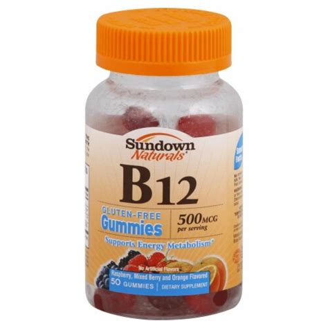 Sundown Naturals Vitamin B12 Gummies 50 Ct Fred Meyer