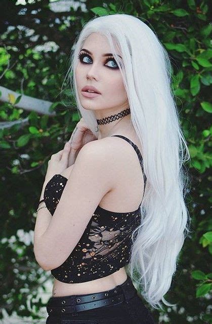 Dayana Crunk Melgares Whitegoth Goth Beauty Synthetic Lace Front