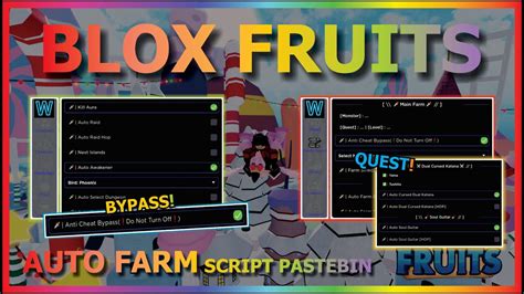 Blox Fruits Script Pastebin Update Auto Farm Auto Raid Df