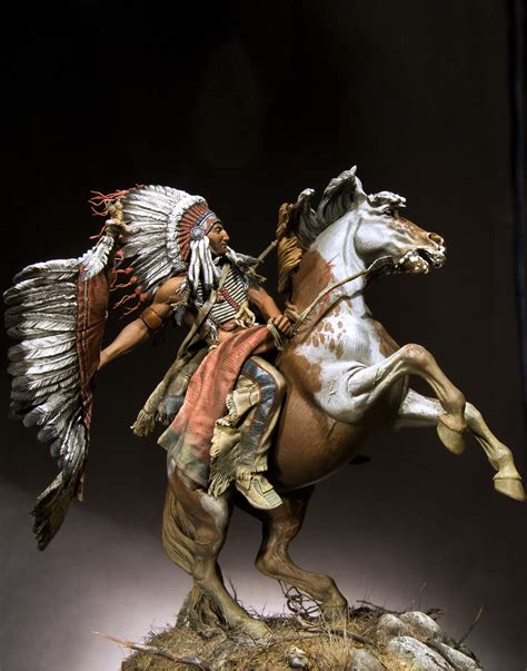 Lakota Chief Warrior 1800 Resin Version Pegaso World