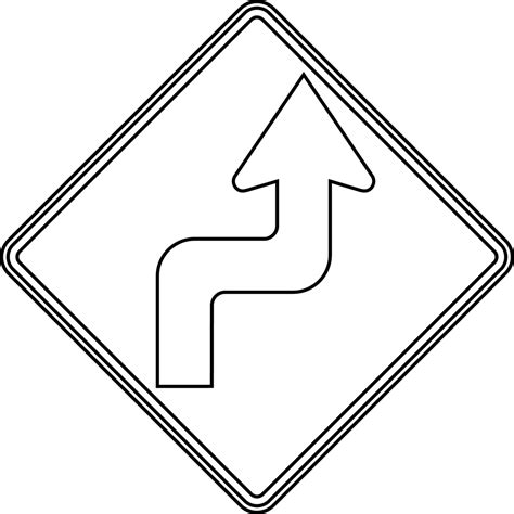 Coloring Page Road Sign 119248 Objects Printable Coloring Pages