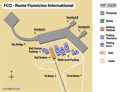 Rome Leonardo Da Vinci Fiumicino International Fco Airport Terminal Map