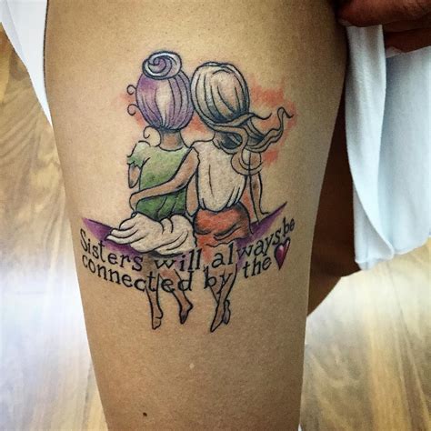 30 Superb Sister Tattoos Matching Ideas Colors Symbols