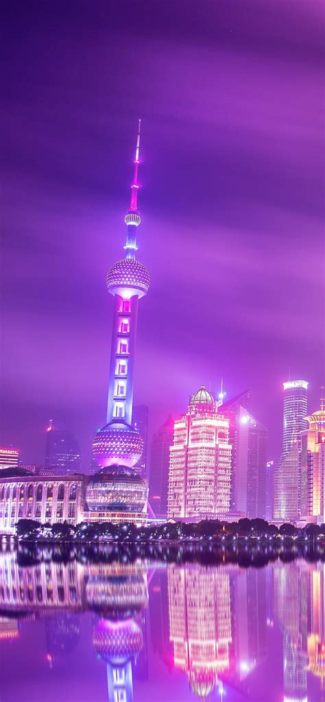 Oriental Pearl Tower Wallpaper 4k Shanghai Tower China Cityscape