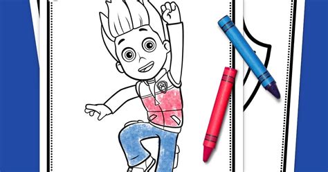 Ryder Paw Patrol Coloring Pages Printable
