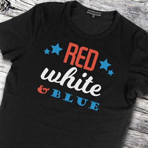 Red White Blue Svg Cut File For Cricuit And Sillouette Diy Etsy