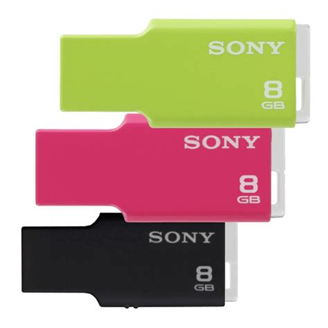 Sony Usm8gm Microvault Tiny Series Usb Flash Drive 8gb Black