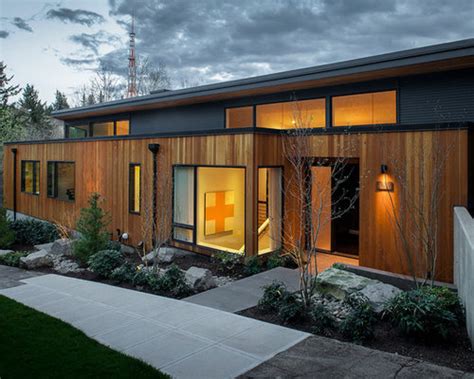 This overlap creates a tight seal, enabling the siding to withstand colder climates. Vertical Wood Siding | Houzz