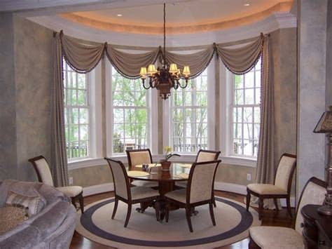 The inside sill is damaged as a result of the drips. Bow window treatment - an elegant and graceful feature of ...