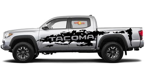 Toyota Tacoma Vinyl Side Large Decal Sticker Graphics Stripe 2016 2019