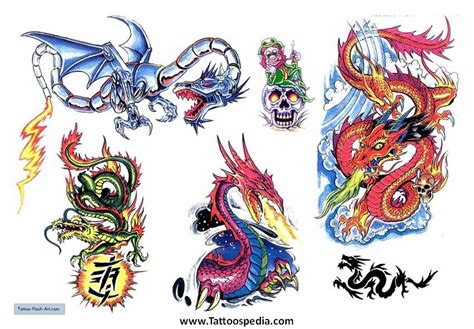 Dragon Tattoo Flash Free 2 Free Tattoo Flash Tattoos And