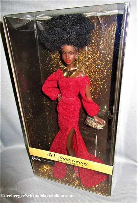 40th Anniversary First Black Barbie Deebeegees Virtual Black Doll Museum™ Black Barbie