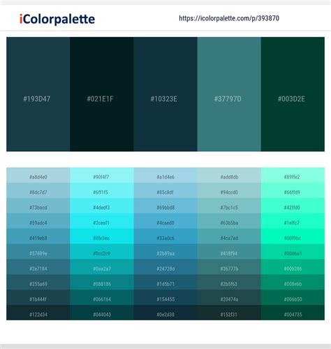 36 Latest Color Schemes With Deep Teal Color Tone Combinations 2021
