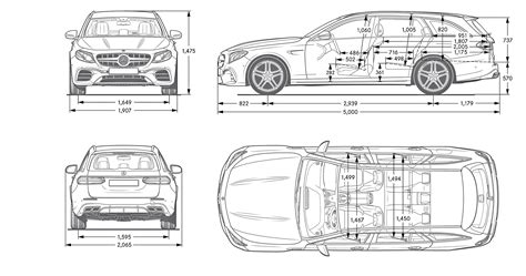 Mercedes Benz Amg E63 Blueprint Download Free Blueprint For 3d Modeling