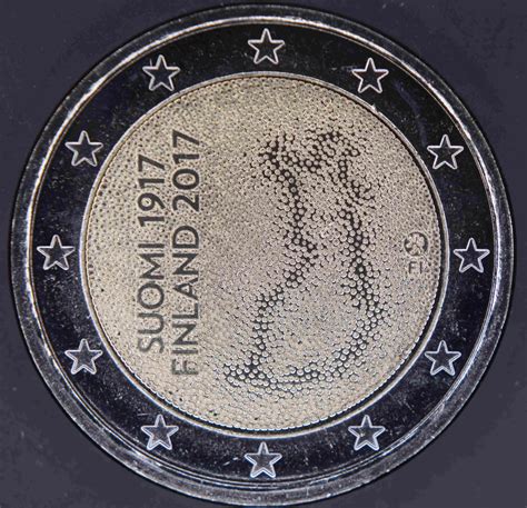 Finlande 2 Euro Commémorative 2017 100 Ans Dindépendance Pieces