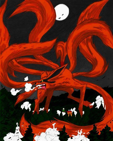 Nine Tails Demon Fox Wallpapers Wallpaper Cave