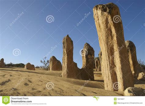 Pinnacle Desert Nambung Np Western Australia Stock Image