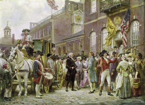 George Washingtons Inauguration At Philadelphia 1793 Jean Leon Gerome