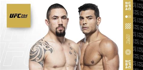 Robert Whittaker Vs Paulo Costa Booked For Ufc 284 Ufc And Mma News Results