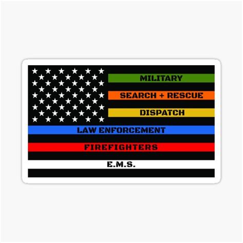 American Heros Flag All Colors Sticker For Sale By Skatespace Redbubble