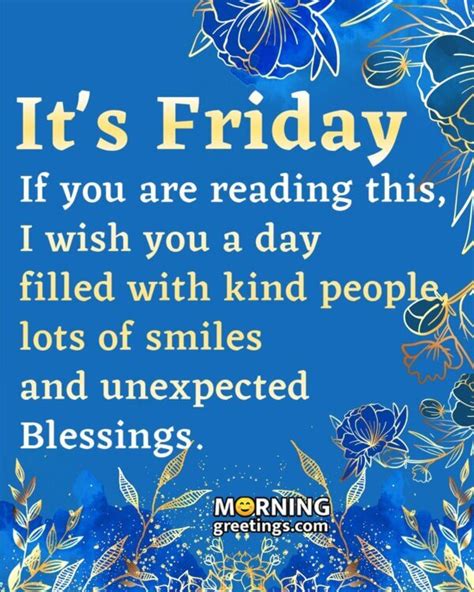 50 Fantastic Friday Quotes Wishes Pics Morning Greetings Morning