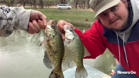 Cold Front Crappie Fishing On A Creek Youtube