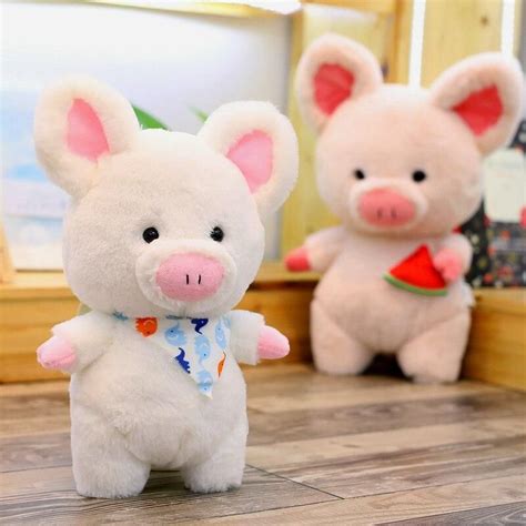 Adorable Fuzzy Piglet Cute Stuffed Animals Cute Animals Pig Doll