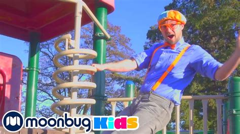 Blippi Visits Outdoor An Play Park Learn Abc 123 Moonbug Kids