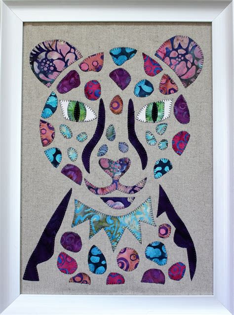 Browse our great selection of styles, patterns, & designs for your craft, upholstery & quilting projects. Luna Leopard Appliqué Pattern | Fabric postcards, Applique ...