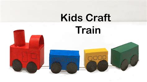 How To Make A Train And Train Tracks Fun Arts And Crafts Project For