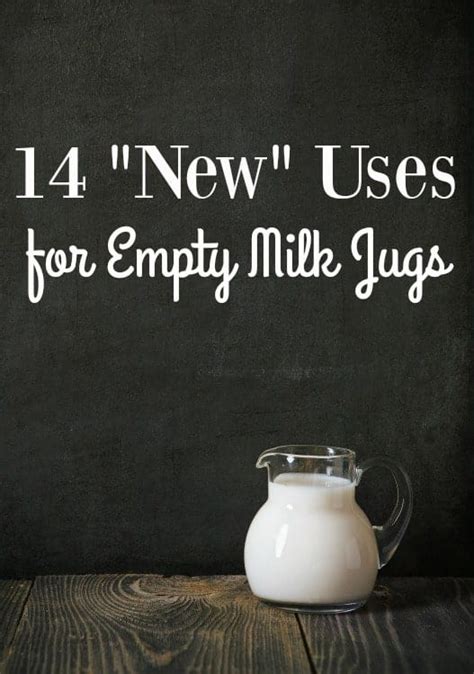 Ways To Use Empty Milk Jugs New Uses For Empty Milk Jugs