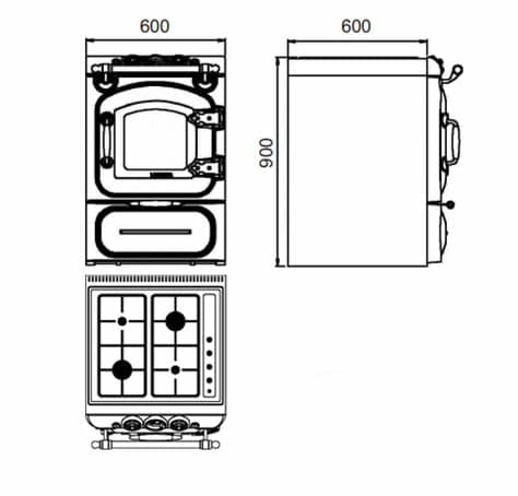 Cocinas a medida basadas en un diseño propio. Cocina Lacunza Century Gas: funcional, práctica y resistente