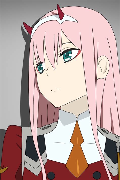 Download Curious Cute Zero Two Looking Away Darling In The Franxx
