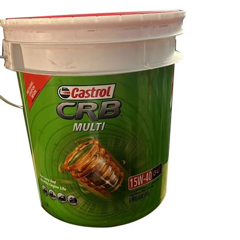 W Castrol Crb Multi Engine Oil Unit Pack Size Bucket Of Litre