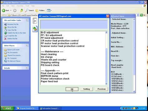 Hack Epson Adjustment Program Reset L130 L220 L310 L360 L365 Hot