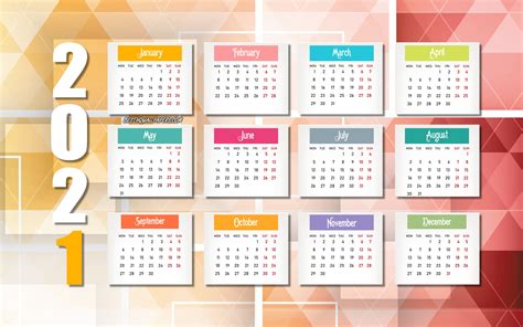 2021 Calendar Wallpapers Top Free 2021 Calendar Backgrounds Images