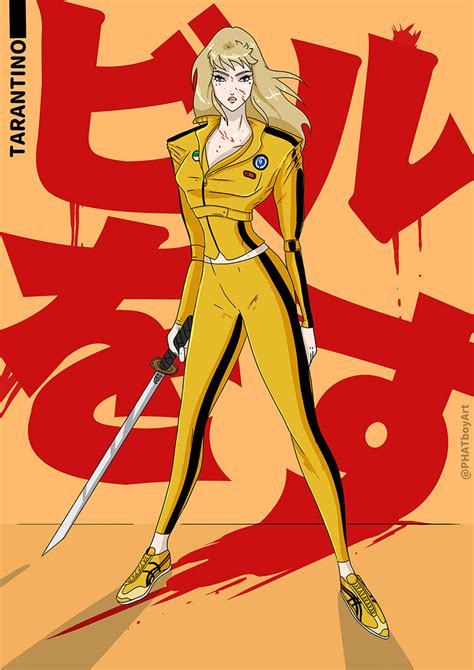 Kill Bill Anime Poster By Phatboyart On Deviantart Kill Bill Film