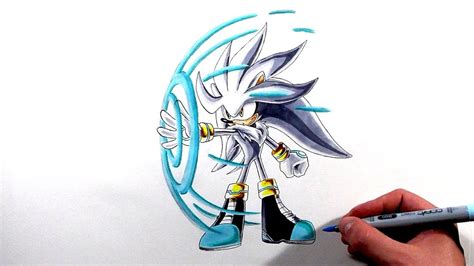 How To Draw Silver The Hedgehog Easy