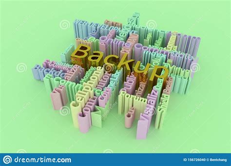 Backup Ict Information Technology Keyword Words Cloud For Web Page