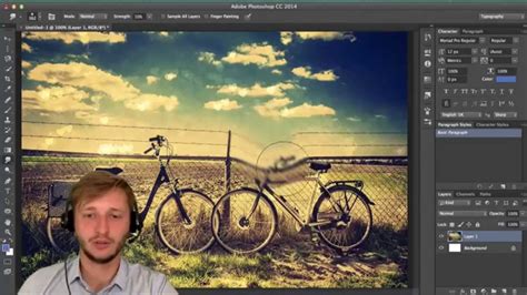 Уроки Photoshop для начинающих Blur и Sharpen Youtube
