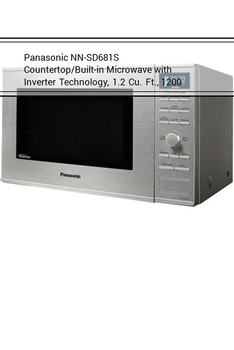 Interested in buying a panasonic microwave? How Do You Program A Panasonic Microwave - Buy Panasonic 31l Convection Microwave Oven Black ...