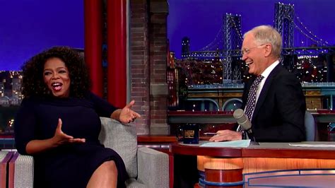 David Letterman And Oprah Discuss His Already Cleaned Out Office
