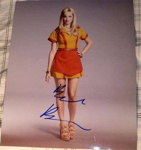 Beth Behrs Signed Autograph Sexy Long Legs 2 Broke Girls Hot Promo 8x10 Photo Collectible