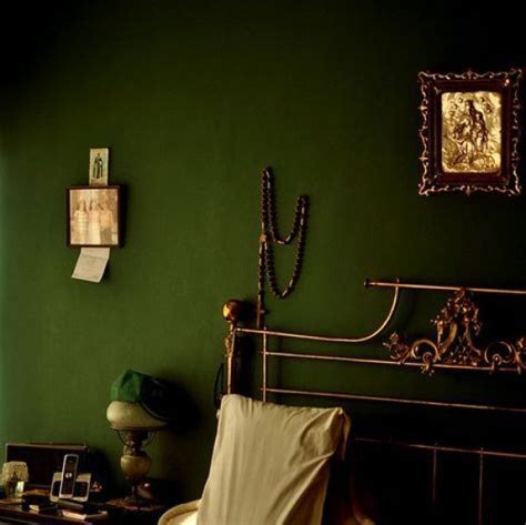 Color On Trend Deep Mossy Olive Green Green Rooms Bedroom Green
